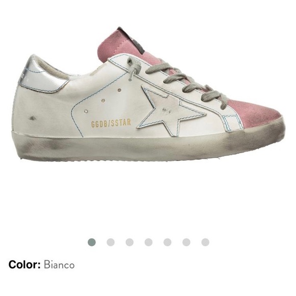 Golden goose white with pink size 39 - Picture 3 of 3
